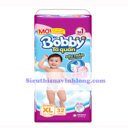 BỈM - TÃ QUẦN BOBBY SIZE XL - 32 MIẾNG (CHO BÉ 12 - 17KG)