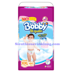 BỈM - TÃ QUẦN BOBBY SIZE XXL - 44 MIẾNG (TRÊN 16KG)